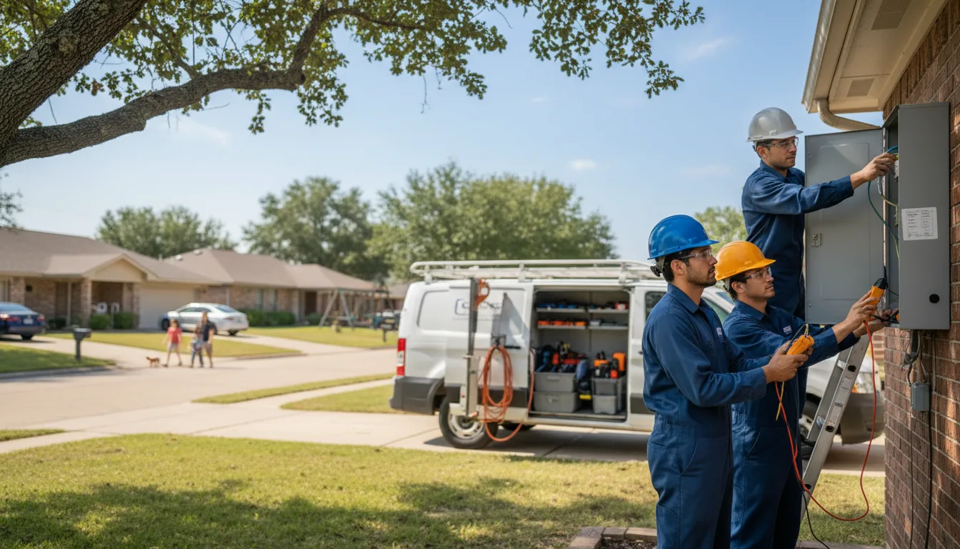 Certified electrician providing emergency electrical services in Seminole, OK